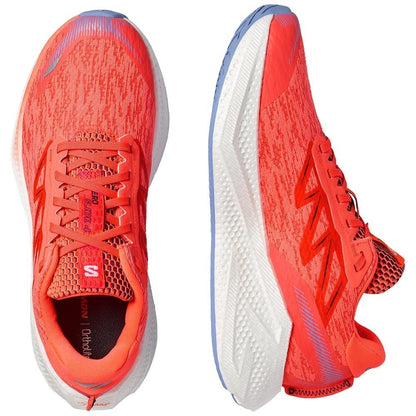 Salomon Ανδρικά Παπούτσια για Τρέξιμο Δρόμου - AERO GLIDE 4 - 491545 NEON FLAME WHT