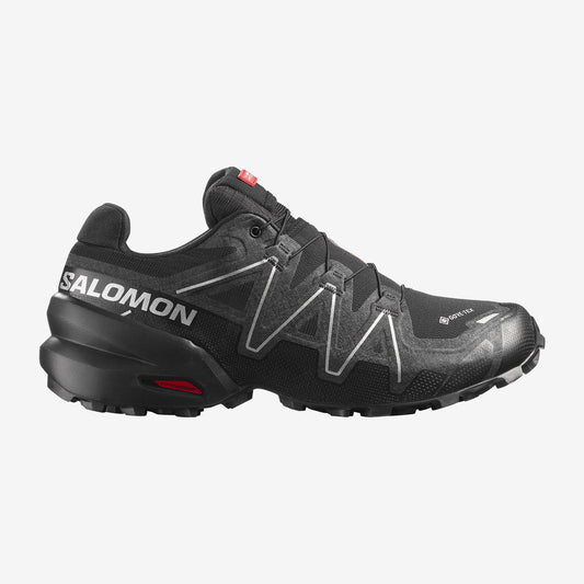 Salomon Unisex Παπούτσια Ορεινού Τρεξίματος - SPEEDCROSS 6 GORE-TEX 2 - 491590 Black Silver