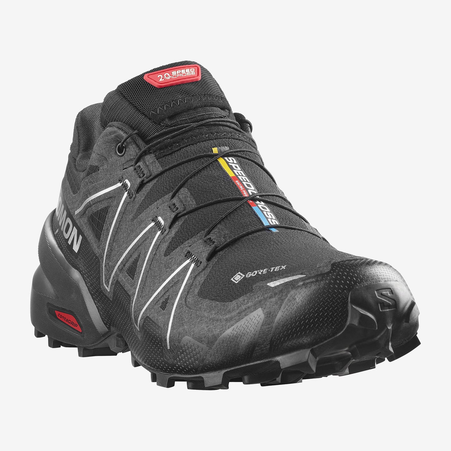 Salomon Unisex Παπούτσια Ορεινού Τρεξίματος - SPEEDCROSS 6 GORE-TEX 2 - 491590 Black Silver