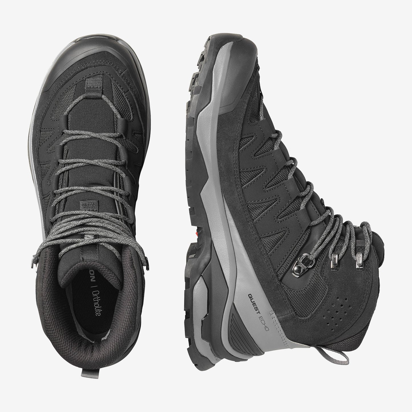 Salomon Ανδρικά Μποτάκια Πεζοπορίας - QUEST ECHO GORE TEX - 492127 BLACK CASTLEROCK