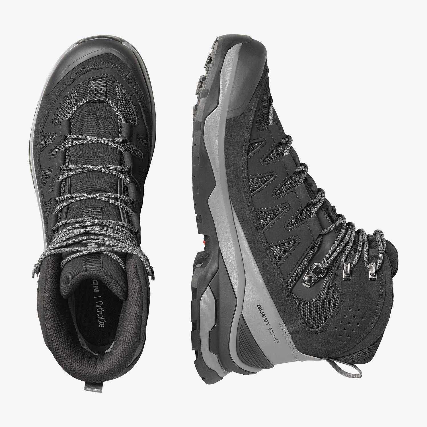 Salomon Ανδρικά Μποτάκια Πεζοπορίας - QUEST ECHO GORE TEX - 492127 BLACK CASTLEROCK