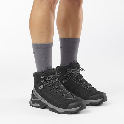 Salomon Ανδρικά Μποτάκια Πεζοπορίας - QUEST ECHO GORE TEX - 492127 BLACK CASTLEROCK