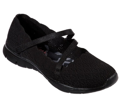 Skechers Παπούτσι Γυναικείο - Seager - Strike Out 49624-BBK Black