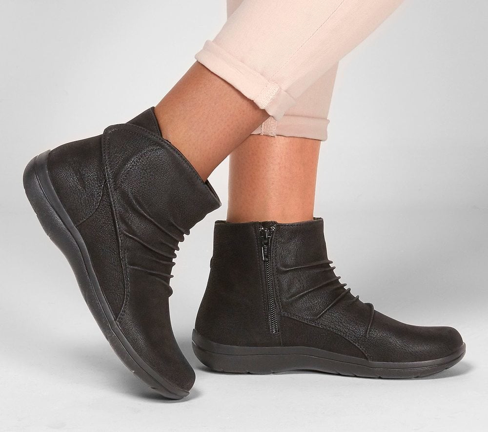 Skechers Μποτάκι Γυναικείο - Lite Step - Tricky 49901-BLK Black