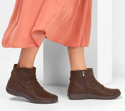 Skechers Μποτάκι Γυναικείο - Lite Step - Tricky 49901-Choc