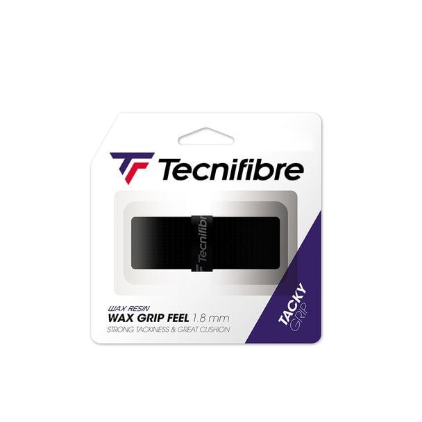 Tecnifibre Χειρολαβή Grips - TF Wax Feel Grip - Black - 51ATPWAFBK