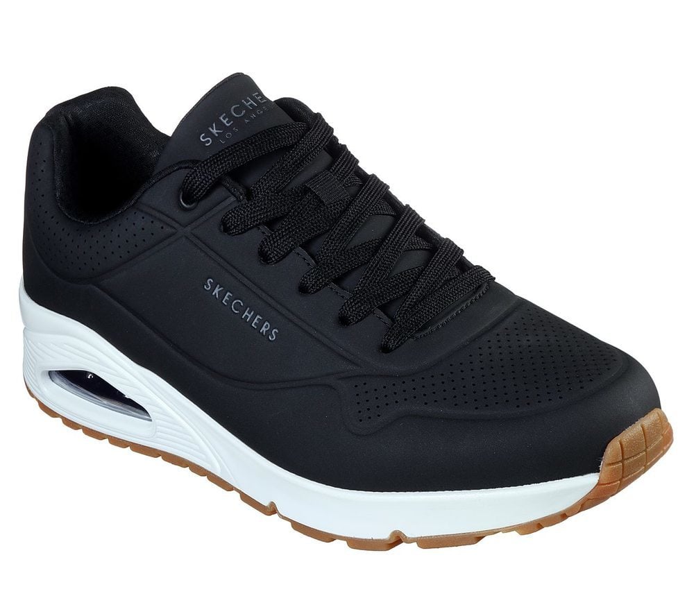 Skechers Παπούτσι Ανδρικό - Uno - Stand On Air 52458 BLACK