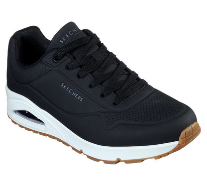 Skechers Παπούτσι Ανδρικό - Uno - Stand On Air 52458 BLACK