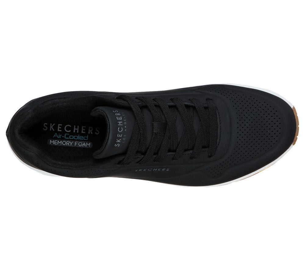 Skechers Παπούτσι Ανδρικό - Uno - Stand On Air 52458 BLACK