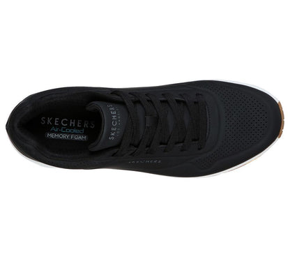 Skechers Παπούτσι Ανδρικό - Uno - Stand On Air 52458 BLACK