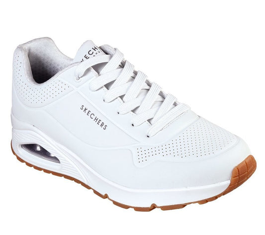 Skechers Παπούτσι Ανδρικό - Uno - Stand On Air 52458 WHT