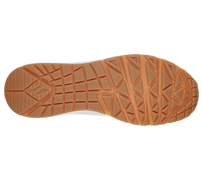 Skechers Παπούτσι Ανδρικό - Uno - Stand On Air 52458 WHT