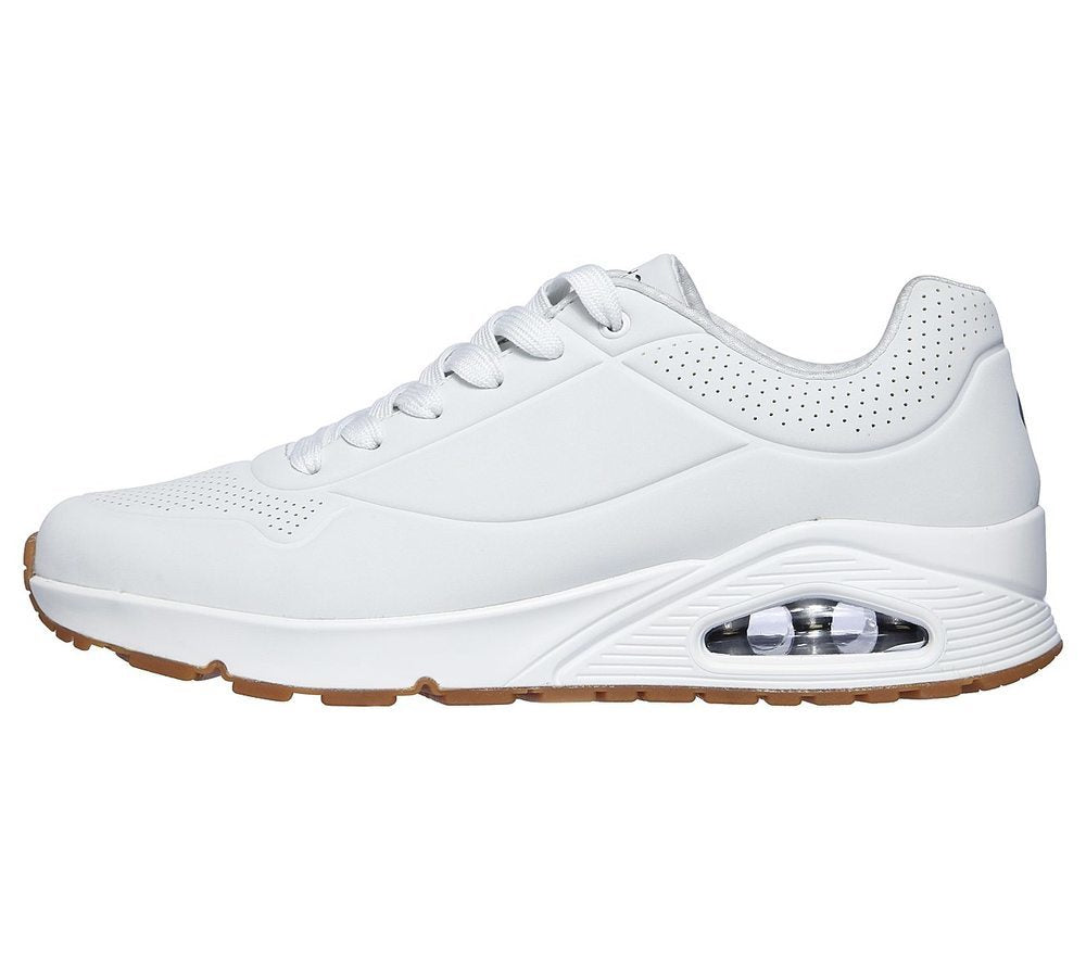 Skechers Παπούτσι Ανδρικό - Uno - Stand On Air 52458 WHT