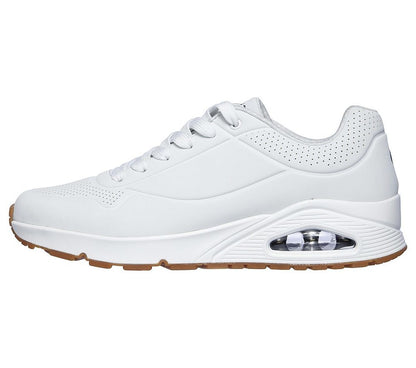Skechers Παπούτσι Ανδρικό - Uno - Stand On Air 52458 WHT