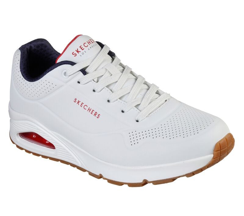 Skechers Παπούτσι Ανδρικό - Uno - Stand On Air 52458 WNVR WHITE