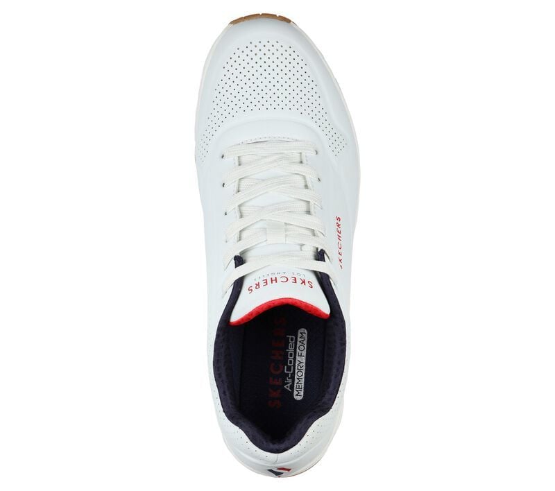 Skechers Παπούτσι Ανδρικό - Uno - Stand On Air 52458 WNVR WHITE