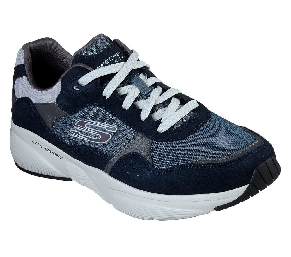Skechers Παπούτσι Ανδρικό -Meridian - Ostwall 52952-NVBL -Navy-Blue