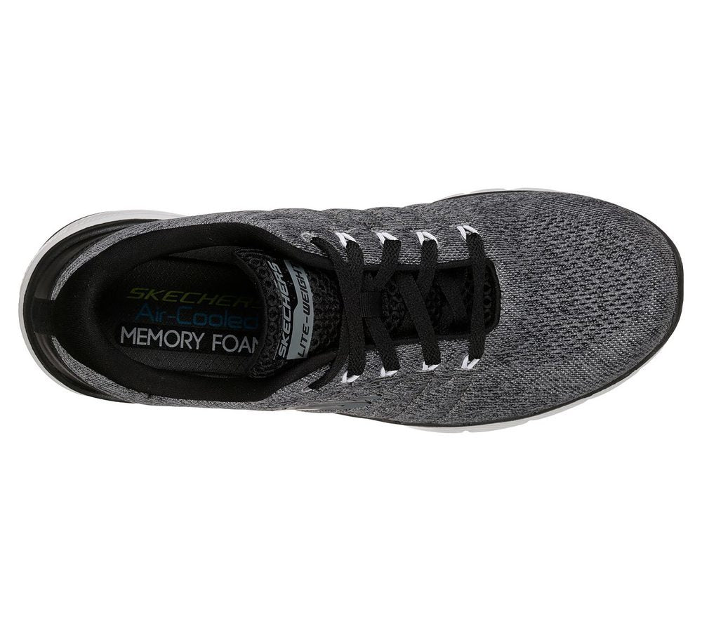 Skechers Παπούτσι Ανδρικό - Flex Advantage 3.0 - Stally 52957-CCBK Gray-Black