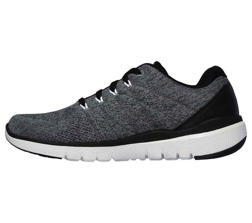 Skechers Παπούτσι Ανδρικό - Flex Advantage 3.0 - Stally 52957-CCBK Gray-Black
