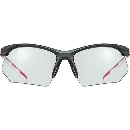 Uvex Γυαλιά Ηλίου - uvex sportstyle 802 Vario - Black/Red - 530872-2301