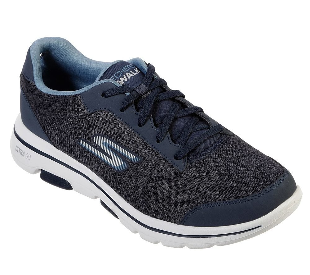 Skechers Παπούτσι Ανδρικό - Go Walk 5 - Qualify 55509-NVY Navy