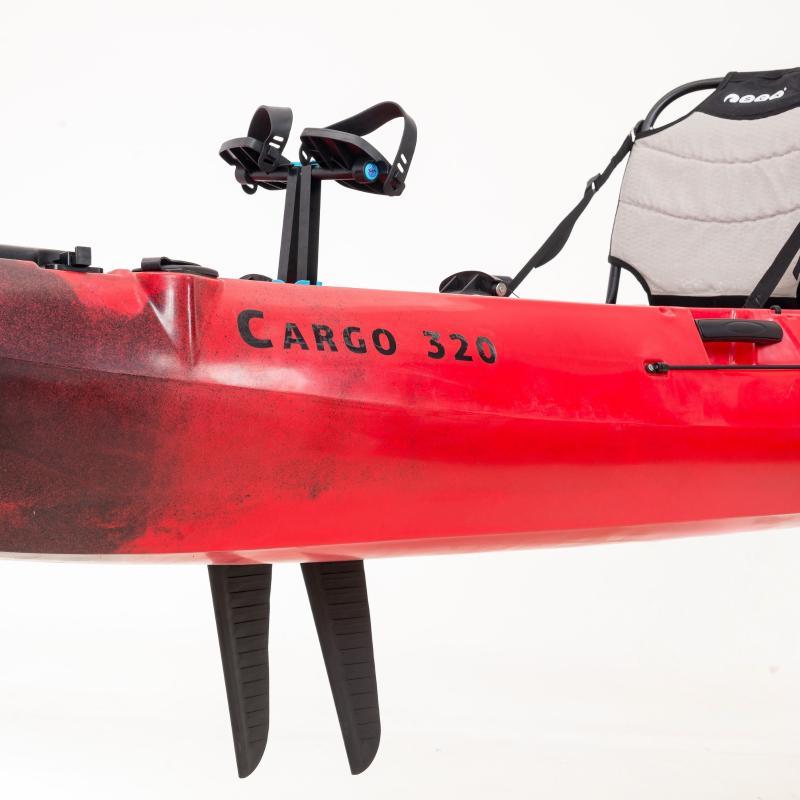 SCK Μονοθέσιο Pedal Kayak Ready Με Τιμονιέρα - Cargo 320 - 0204-32048 - Red