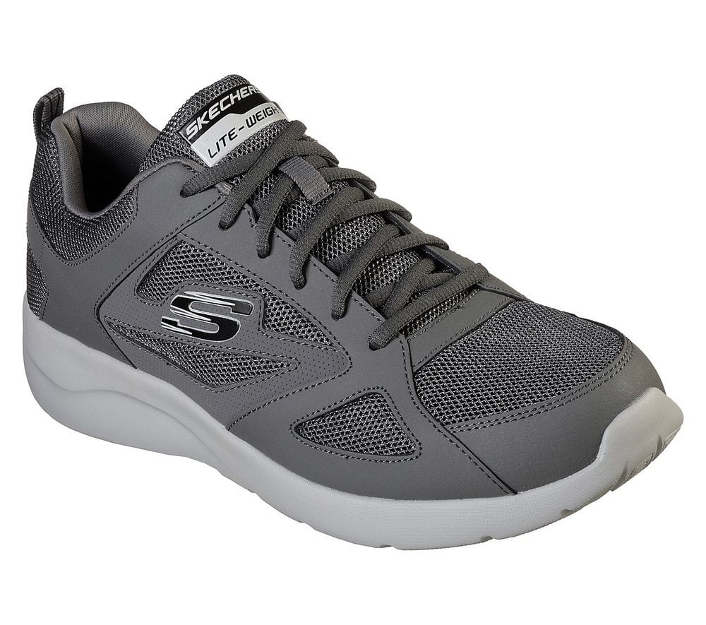 Skechers Παπούτσι Ανδρικό -Dynamight 2.0 - Fallford 58363-CCBK -Gray-Black