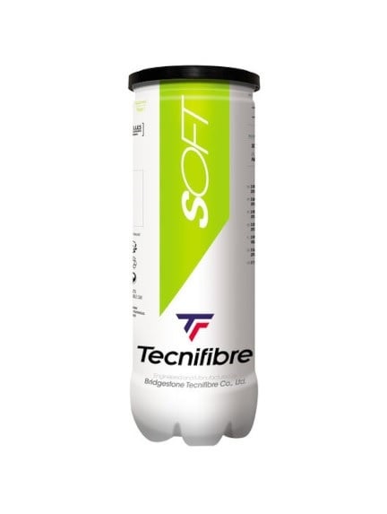 Tecnifibre Μπαλάκια του Τέννις - TF Soft Stage 1 - 1 Tube of 3 Balls - Yellow - 60SOFTF243