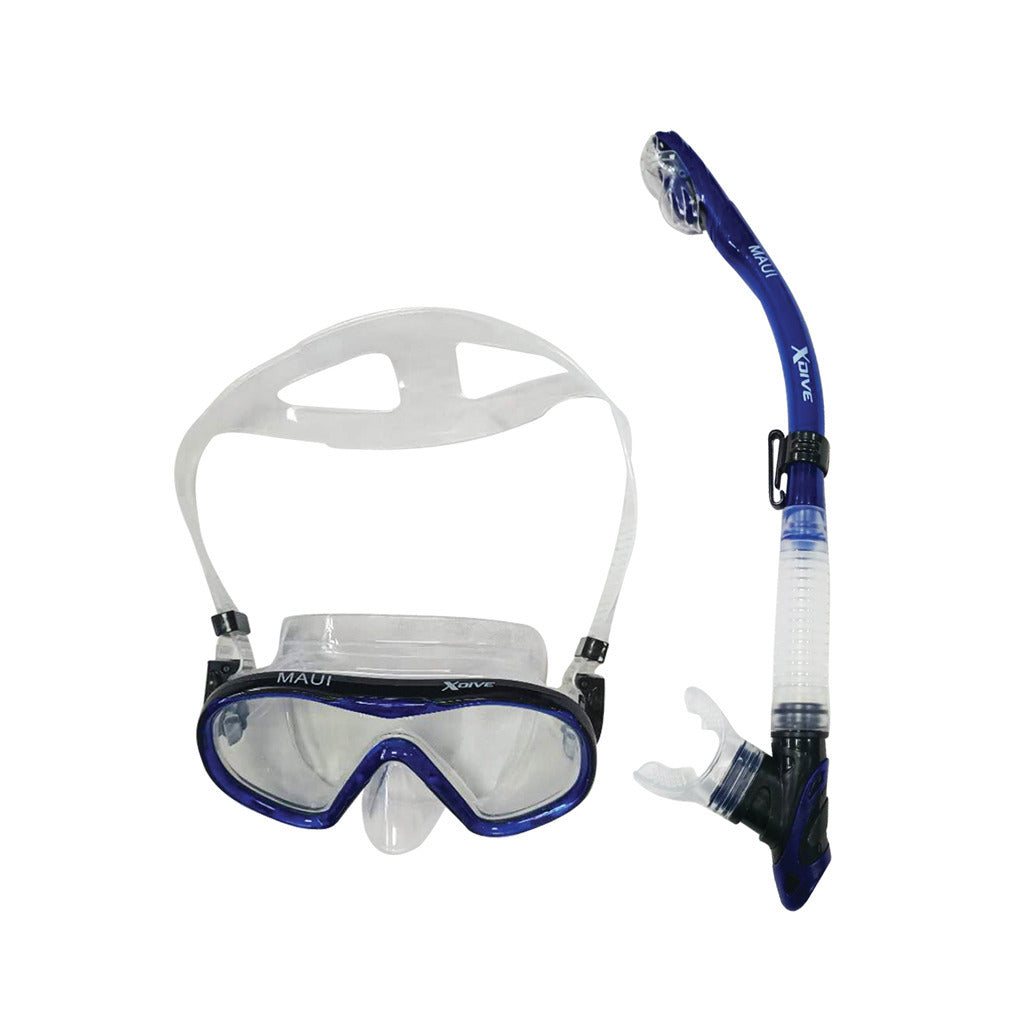 Xdive Set Μάσκα & Αναπνευστήρας Maui - Blue