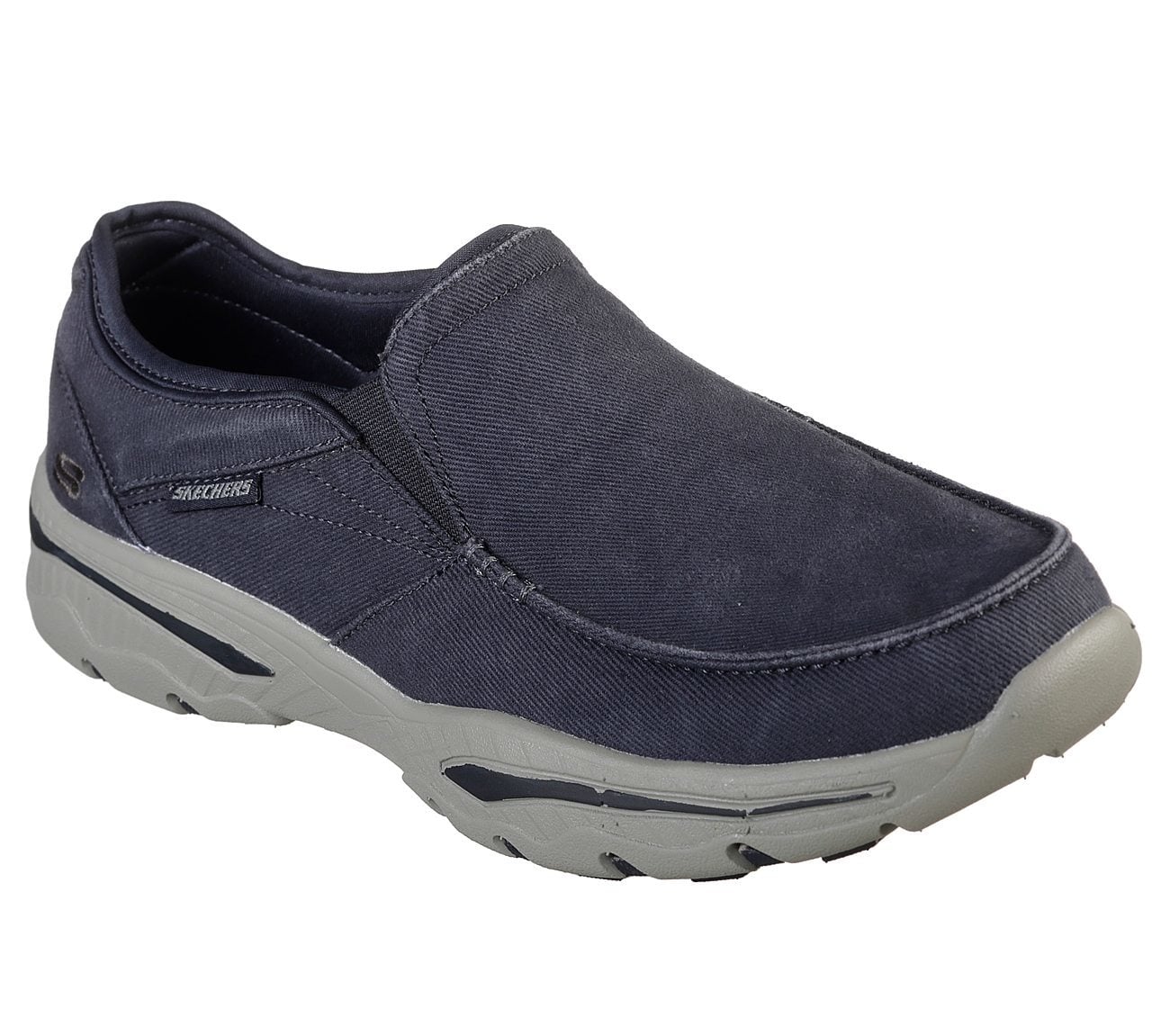 Skechers Παπούτσι Ανδρικό Relaxed Fit: Creston - Moseco 65355-NVY Navy