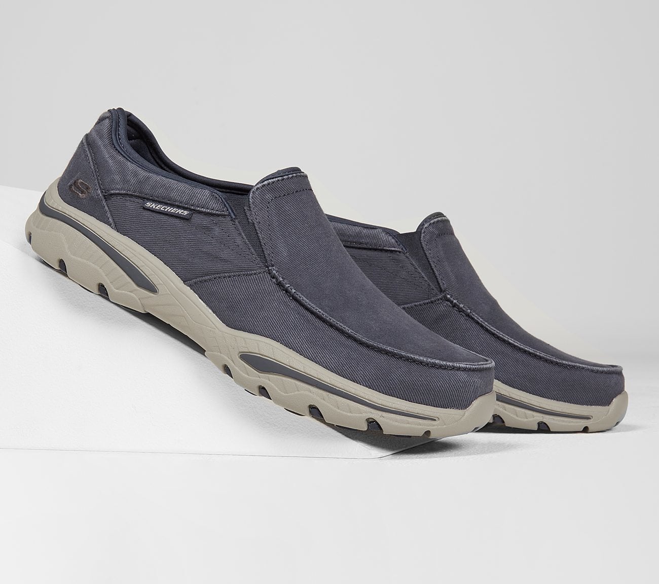 Skechers Παπούτσι Ανδρικό Relaxed Fit: Creston - Moseco 65355-NVY Navy