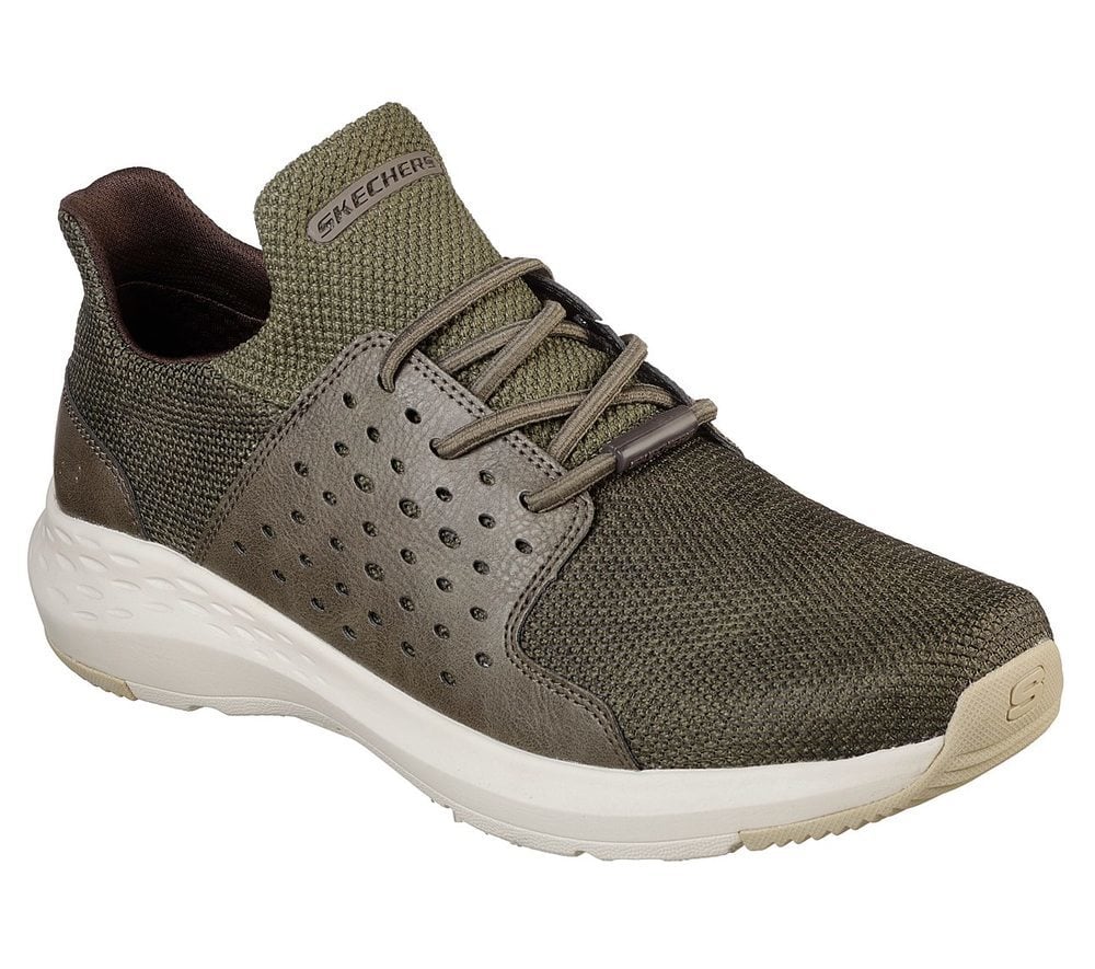 Skechers Παπούτσι Ανδρικό -Relaxed Fit: Parson - Todrick 65828-OLV Olive