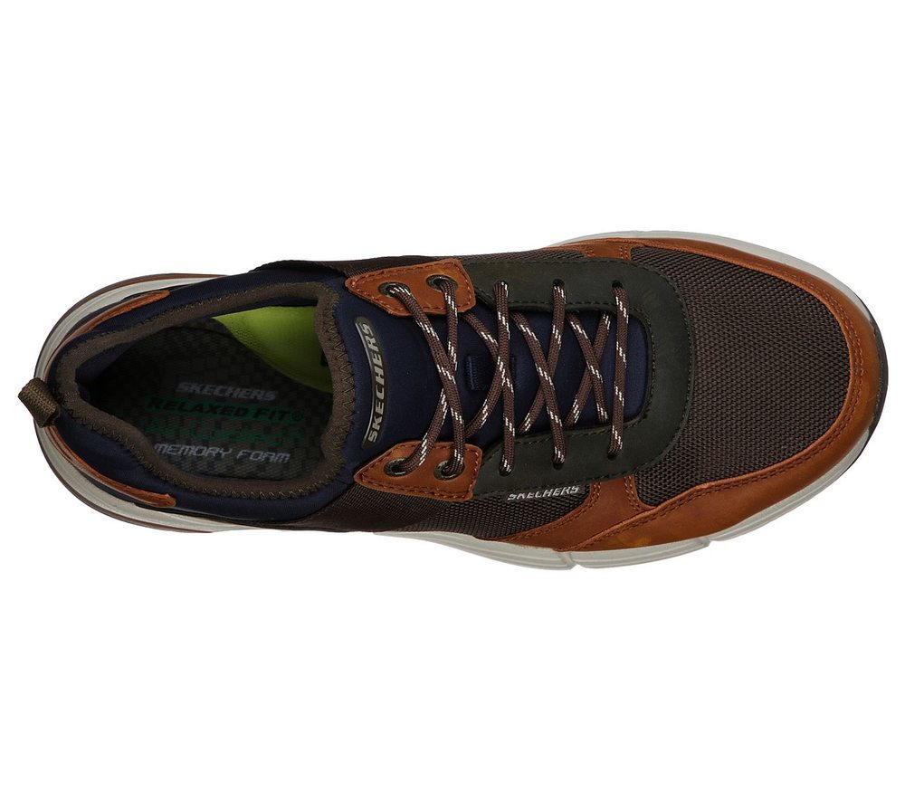 Skechers Παπούτσι Ανδρικό - Relaxed Fit: Metco - Parken 66177-BROL Brown
