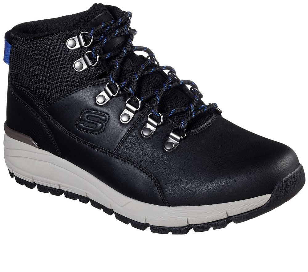 Skechers Μποτάκι Ανδρικό -Relaxed Fit: Volero - Merix 66180-BLK Black
