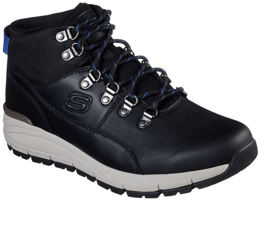 Skechers Μποτάκι Ανδρικό -Relaxed Fit: Volero - Merix 66180-BLK Black