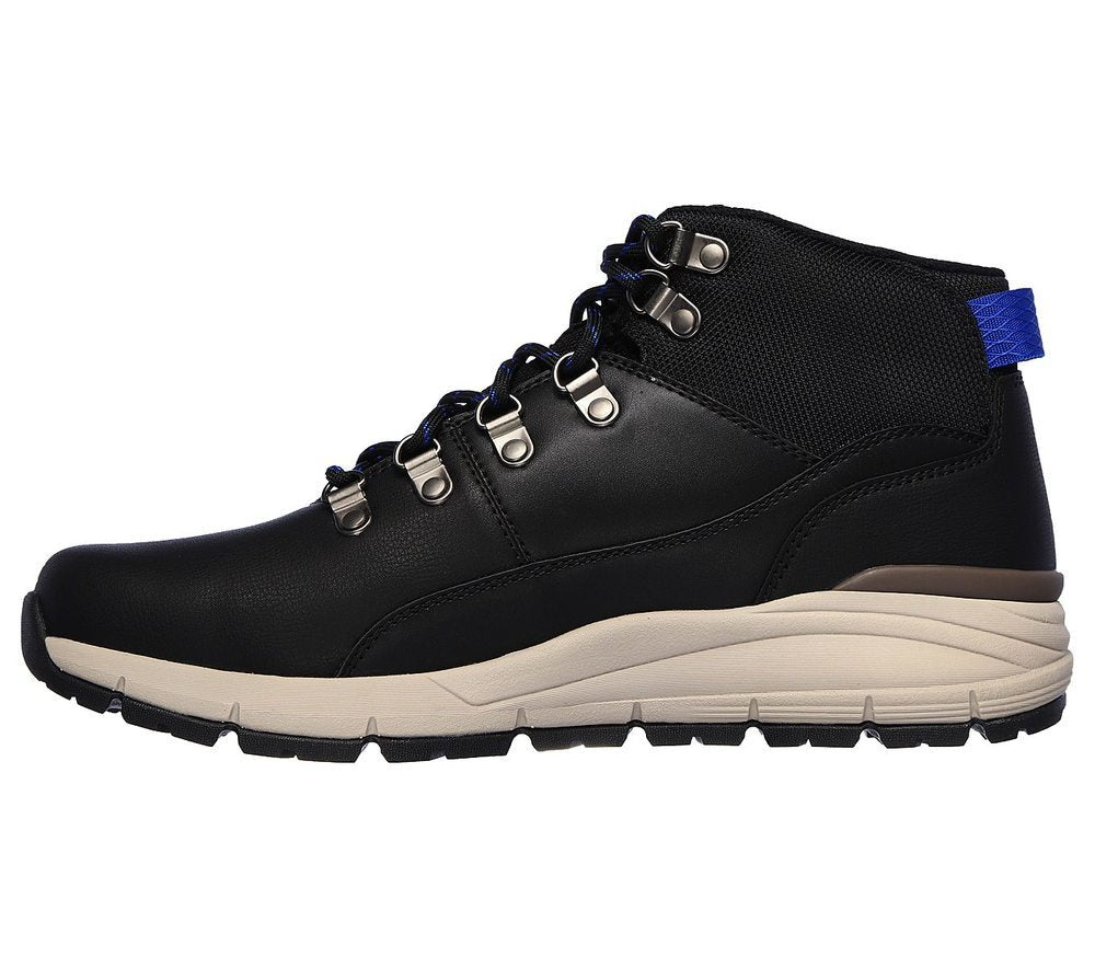 Skechers Μποτάκι Ανδρικό -Relaxed Fit: Volero - Merix 66180-BLK Black