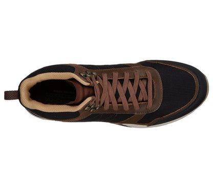 Skechers Παπούτσι Ανδρικό - Relaxed Fit: Norgen - Cramer 66187-BRN BBrown