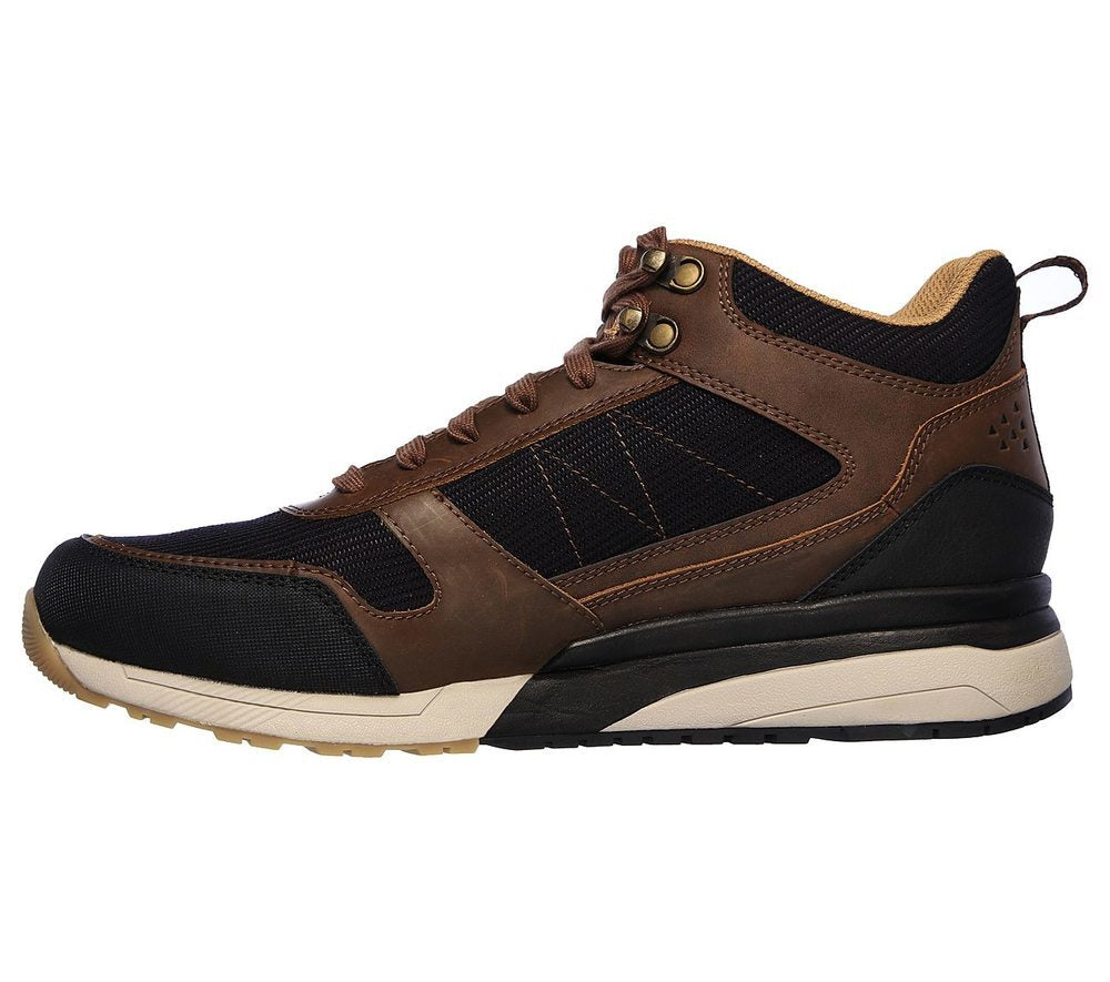 Skechers Παπούτσι Ανδρικό - Relaxed Fit: Norgen - Cramer 66187-BRN BBrown