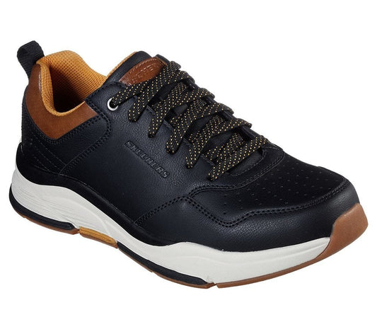 Skechers Παπούτσι Ανδρικό - Relaxed Fit: Benago - Treno 66204-BLK Black