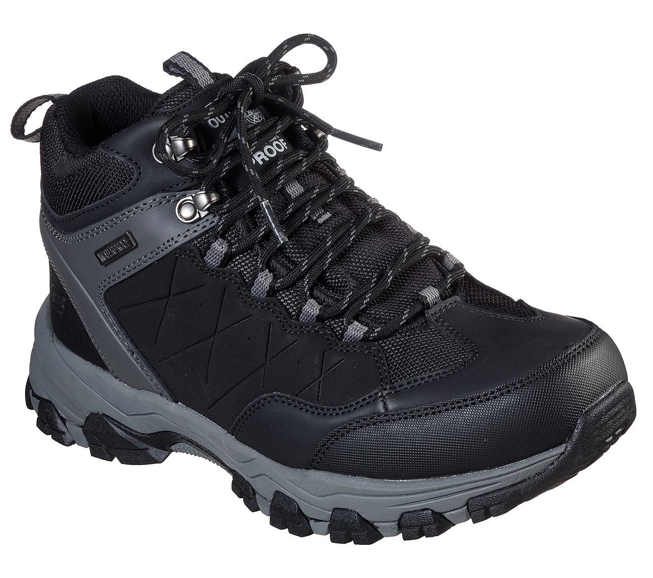 Skechers Μποτάκι Ανδρικό - SelMen Telago Black Waterproof Memory Foam 66283-BLK Black