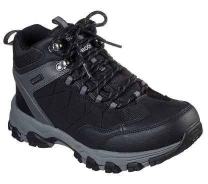 Skechers Μποτάκι Ανδρικό - SelMen Telago Black Waterproof Memory Foam 66283-BLK Black