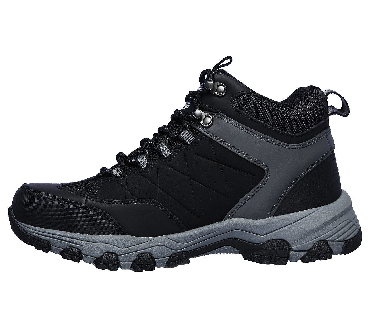Skechers Μποτάκι Ανδρικό - SelMen Telago Black Waterproof Memory Foam 66283-BLK Black