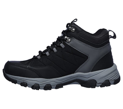 Skechers Μποτάκι Ανδρικό - SelMen Telago Black Waterproof Memory Foam 66283-BLK Black
