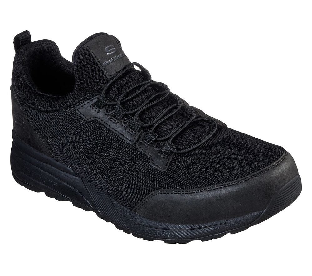 Skechers Παπούτσι Ανδρικό - Relaxed Fit: Norgen - Vore 66287-BBK Black