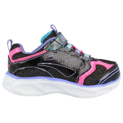 Παπούτσι ΒΕΒΕ - Lighted Bungee & Strap W/ Sparkle Mesh -Skechers
