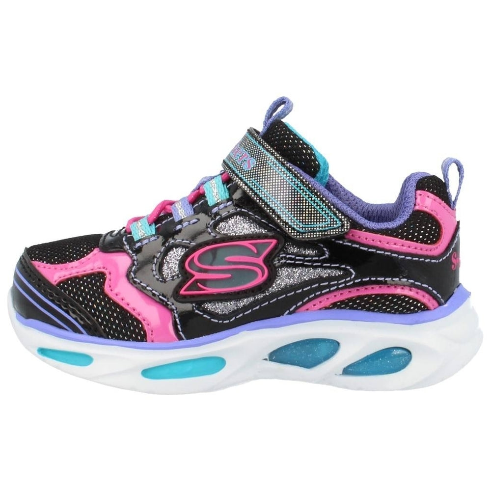 Παπούτσι ΒΕΒΕ - Lighted Bungee & Strap W/ Sparkle Mesh -Skechers