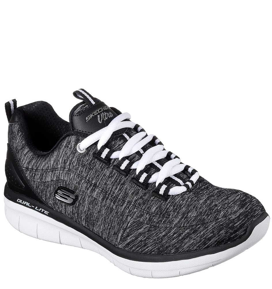 Skechers Παπούτσι Γυναικείο - Classic Heathered Jersey Lace-Up W/ Glimmer & Air-Cooled
