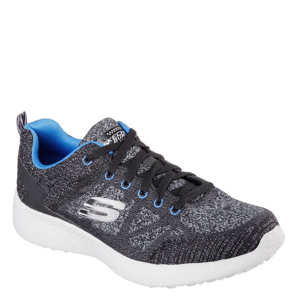 Skechers Παπούτσι Ανδρικό - Round Knit Heel Overlay Lace-Up W/ Air-Cooled MF