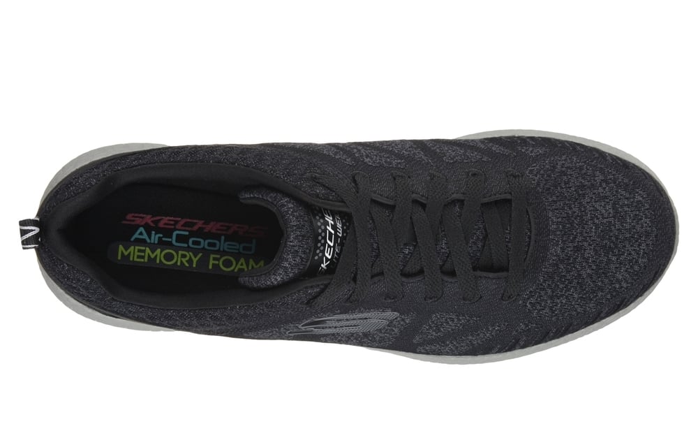 Skechers Παπούτσι Ανδρικό - Round Knit Heel Overlay Lace-Up W/ Air-Cooled MF