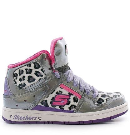 Skechers Μποτάκι Γιά κορίτσι - Animal Print Mid Top 80727L-GUMT